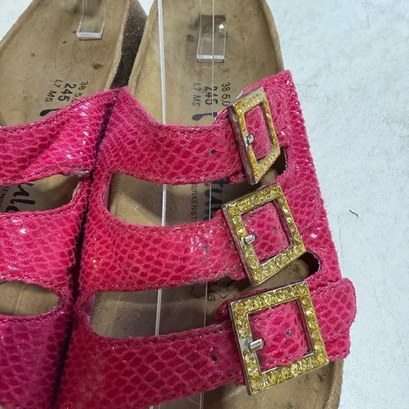 Betula by Birks Sandals with Gold Buckles - Picture 6 of 7